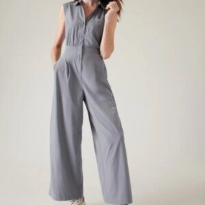 Athleta Brooklyn Heights Wide Leg Jumpsuit, Size 6 / Medium